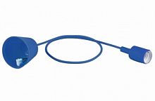 Светильник подвесной Feron LH127 230V E27 Синий/1м картинка 