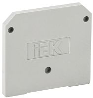 Заглушка торцевая IEK для ЗНИ-35 35мм2 серый картинка 