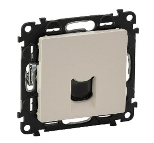 Розетка телефонная без рамки Legrand Valena Life 1-м. RJ11 слоновая кость картинка фото 2