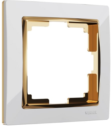 Рамка универсальная Werkel Snabb 1-м. белый/золото картинка