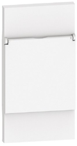 Лицевая панель Legrand BTicino Living Now для 1-м. 2 мод. розетки 220В белый картинка