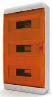 Бокс пластиковый Tekfor ЩРН-П-36 BNO 40-36-1 (535х290х102мм) IP41 оранжевая дверца картинка 