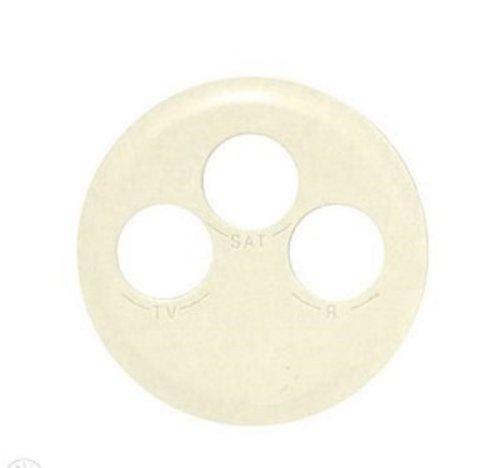 Лицевая панель Legrand Celiane для 3-м. розетки TV+R+SAT слоновая кость картинка фото 2