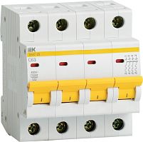 Выключатель автоматический IEK KARAT ВА47-29 4п 50А C 4.5кА картинка