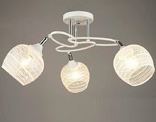 Люстра потолочная трехрожковая Мелодия Света Е27 220В Белый/хром картинка 