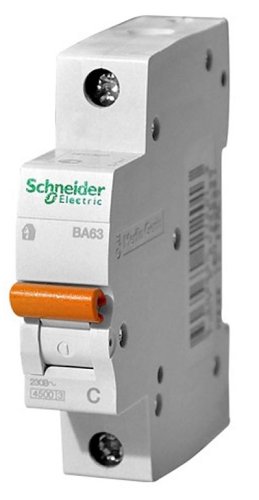 Выключатель автоматический Schneider Electric Домовой 1п C 25А ВА63 4.5кА картинка фото 2