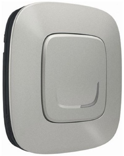 Умный выключатель беспроводной Valena Allure Netatmo 1-кл. IP20 алюминий Умный выключатель беспроводной Valena Allure Netatmo 1-кл. IP20 алюминий