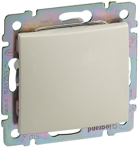 Переключатель без рамки Legrand Valena 1-кл. проходной слоновая кость картинка фото 4