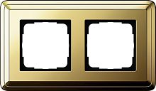 Рамка универсальная Gira ClassiX 2-м. латунь/латунь картинка