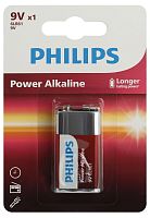 Элемент питания Philips 6LR61 BL1 крона (батарейка) картинка 
