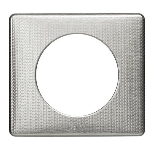 Рамка универсальная Legrand Celiane 1-м. металл сильвер пунктум  картинка фото 2