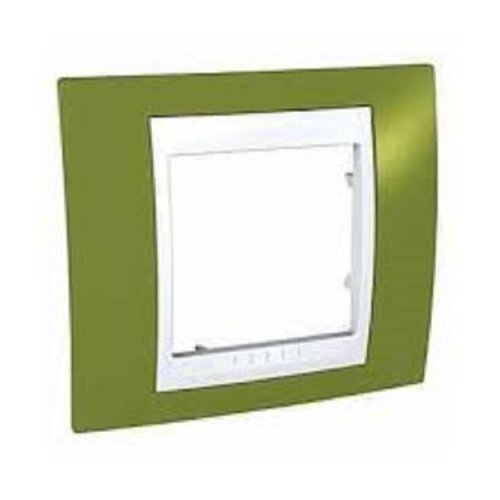 Рамка горизонтальная Schneider Electric Unica Хамелеон 1-м. фисташковый/бежевый картинка