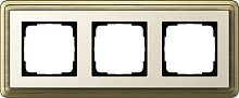 Рамка универсальная Gira ClassiX 3-м. бронза/кремовый картинка