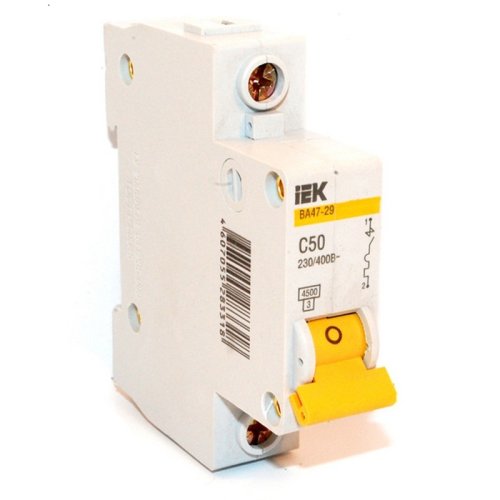 Выключатель автоматический IEK KARAT ВА47-29 1п 50А C 4.5кА картинка фото 4