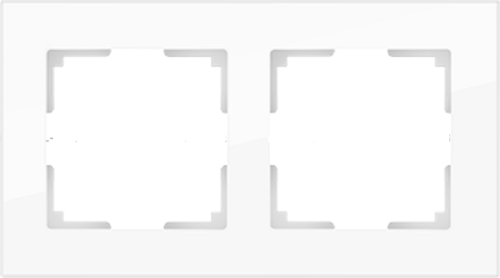 Рамка универсальная Werkel Favorit 2-м. стекло белый фото фото 2 Рамка универсальная Werkel Favorit 2-м. стекло белый картинка фото 2