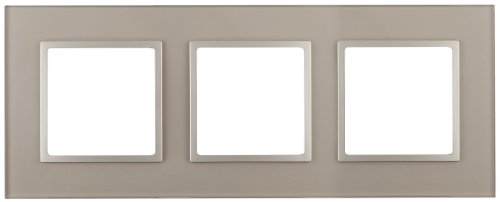 Рамка универсальная Эра Elegance 3-м. стекло шампань/шампань картинка