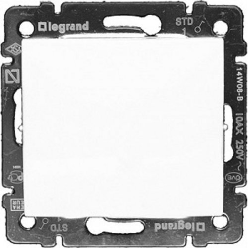 Выключатель без рамки Legrand Valena 1-кл. белый картинка фото 2
