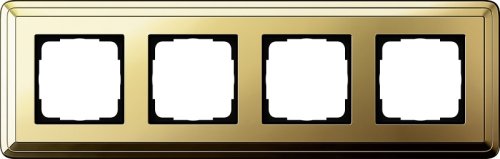 Рамка универсальная Gira ClassiX 4-м. латунь/латунь фото Рамка универсальная Gira ClassiX 4-м. латунь/латунь картинка