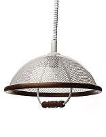 Светильник подвесной на пружине (Люстра) Мелодия Света  220В E27 Белый/дерево картинка 