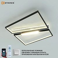 Светильник светодиодный (Люстра) Estares DAWN 90W 12DL SL-APP-510x450x120-BLACK/WHITE-220-IP20 картинка 