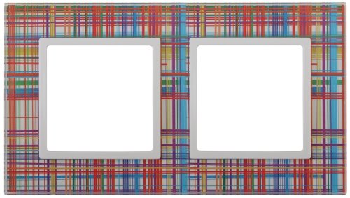 Рамка универсальная Эра Elegance 2-м. стекло прозрачное/белый фото Рамка универсальная Эра Elegance 2-м. стекло прозрачное/белый картинка