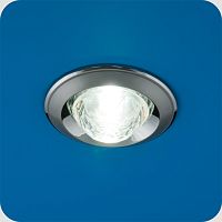 Светильник встраиваемый Италмак Ice 51 1 23 MR16 65мм/50вт огран стекло/хром картинка 