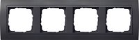Рамка универсальная Gira Event Clear 4-м. антрацит/антрацит
