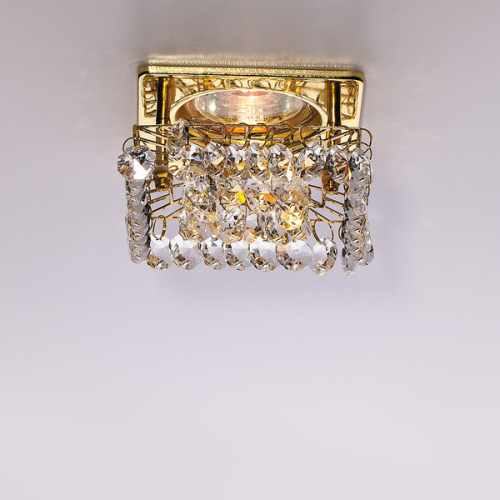 Светильник встраиваемый Италмак Florencia 51 12 04 MR16 65мм/50Вт огран стекло/сталь картинка 