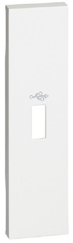 Лицевая панель Legrand BTicino Living Now для 1-м. 1 мод. розетки USB белый картинка