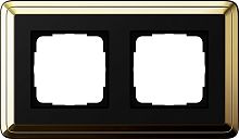 Рамка универсальная Gira ClassiX 2-м. латунь/черный картинка