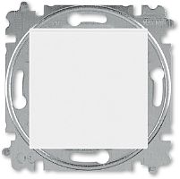 Выключатель кнопочный без рамки ABB EPJ Levit 1-кл. белый/белый картинка