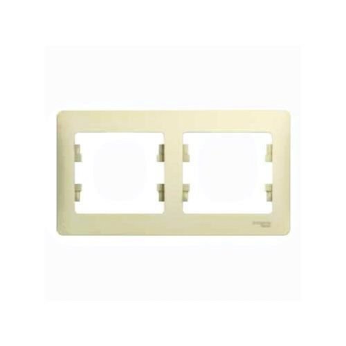 Рамка горизонтальная Schneider Electric Sedna 2-м. бежевый картинка фото 2