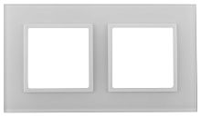 Рамка универсальная Эра Elegance 2-м. стекло белое/белый картинка