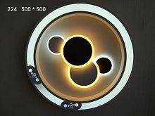 Светильник светодиодный (Люстра) Мелодия Света Круги 224/500*500-75W картинка 