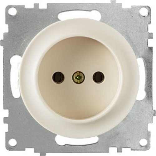 Розетка без заземления без рамки OneKeyElectro Florence 1-м. бежевый фото фото 2 Розетка без заземления без рамки OneKeyElectro Florence 1-м. бежевый картинка фото 2
