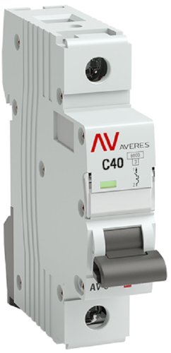 Выключатель автоматический EKF Averes AV-6 1п 40А C 6кА картинка