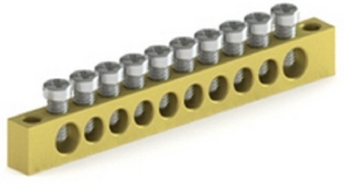 Шина IEK PEN "земля-ноль" 6х9мм 24/2 24 группы крепление по краям фото фото 2 Шина IEK PEN "земля-ноль" 6х9мм 24/2 24 группы крепление по краям картинка фото 2