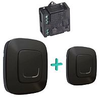 Комплект умного дома управления освещением c 2 мест Valena Allure Netatmo антрацит