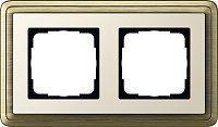 Рамка универсальная Gira ClassiX 2-м. бронза/кремовый