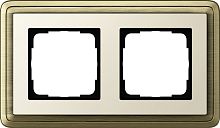 Рамка универсальная Gira ClassiX 2-м. бронза/кремовый картинка
