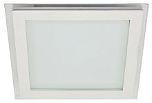 Светильник встраиваемый (панель) Feron AL2111 LED 220В 24Вт 1440Лм 4000К IP20 Квадрат/Стекло/Белый картинка 