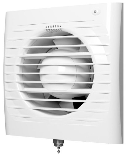 Вентилятор осевой Era 4S-02 D100 с сеткой и тяговым выключателем белый картинка фото 2