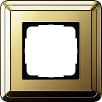 Рамка универсальная Gira ClassiX 1-м. латунь/латунь картинка