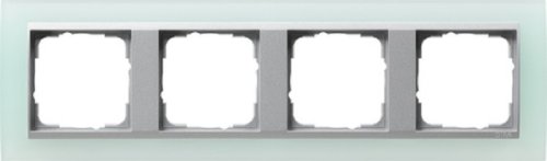 Рамка универсальная Gira Event Opaque 4-м. салатовый/алюминий фото Рамка универсальная Gira Event Opaque 4-м. салатовый/алюминий картинка