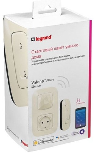 Стартовый Smart комплект умного дома Valena Allure Netatmo слоновая кость Стартовый Smart комплект умного дома Valena Allure Netatmo слоновая кость