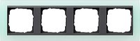 Рамка универсальная Gira Event Opaque 4-м. салатовый/антрацит