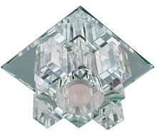 Светильник встраиваемый Fametto/Fiore DLS-F117 G9 GLASSY/CLEAR 55мм/40вт картинка 