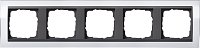 Рамка универсальная Gira Event Clear 5-м. белый глянец/антрацит