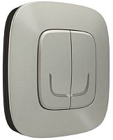 Умный выключатель беспроводной Valena Allure Netatmo 2-кл. IP20 алюминий