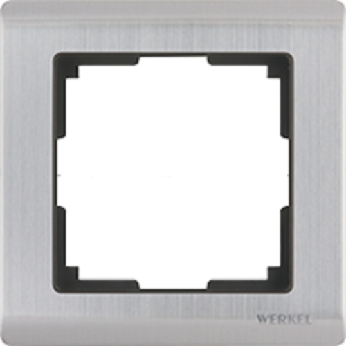 Рамка универсальная Werkel Metallic 1-м. металл глянцевый никель фото фото 2 Рамка универсальная Werkel Metallic 1-м. металл глянцевый никель картинка фото 2